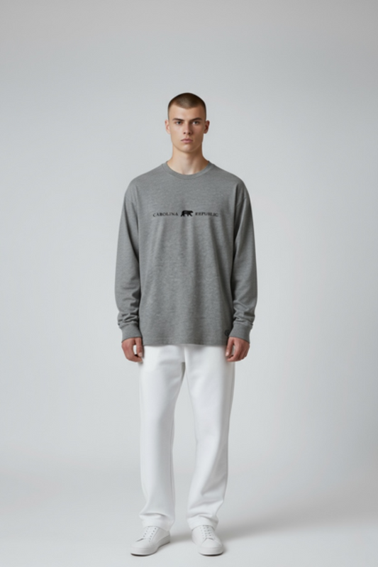 Athletic Grey Long Sleeve All-American Tee